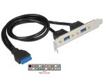 DeLOCK 84836 Schnittstellenkarte/Adapter Eingebaut USB 3.2 Gen 1 (3.1 Gen 1)