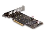 DELOCK PCI Express x8 Karte zu 1xintern NVMe M.2 Key M Bifur