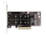 DELOCK PCI Express x8 Karte zu 1xintern NVMe M.2 Key M Bifur