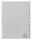 Durable 651210 Tab-Register Numerischer Registerindex Polypropylen (PP) Grau