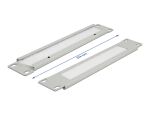 DELOCK 10" Kabelmanagement Bürstenleiste 1HE grau