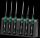 Wera 2052/6 Hexagon Set Standard-Schraubendreher