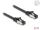 DeLOCK RJ45 Flachband Patchkabel Stecker zu Stecker Cat.8.1 flexibel 2 m schwarz