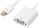 Sharkoon Kabel mini Displayp. -> VGA 15cm weiß