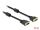 DELOCK DVI Kabel DVI(24+1) -> DVI(24+1) St/Bu 5.00m Gold