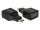 DELOCK Adapter USB-C > VGA (DP Alt Mode) St/Bu schwarz