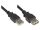 Alcasa USB 2.0 3m USB Kabel USB A 0,48 Gbit/s Schwarz