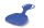 Jamara 460373 Schlitten Teller-Schlitten Blau Kunststoff