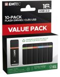 Emtec K100 USB-Stick 16 GB USB Typ-A 2.0 Schwarz, Mehrfarbig