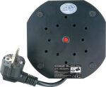 Schwaiger STDT2718 Verlängerungskabel 1,8 m 7 AC-Ausgänge Drinnen Schwarz, Weiß