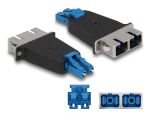 Delock LWL Hybrid Kupplung LC Duplex Stecker