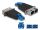 Delock LWL Hybrid Kupplung LC Duplex Stecker