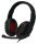 LogiLink HS0033 Kopfhörer & Headset Kabelgebunden Kopfband Anrufe/Musik Schwarz, Rot