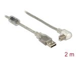 DeLOCK 2m, USB2.0-A/USB2.0-B USB Kabel USB A USB B 0,48...