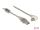 DeLOCK 2m, USB2.0-A/USB2.0-B USB Kabel USB A USB B 0,48 Gbit/s Silber, Transparent