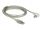 DeLOCK 2m, USB2.0-A/USB2.0-B USB Kabel USB A USB B 0,48 Gbit/s Silber, Transparent