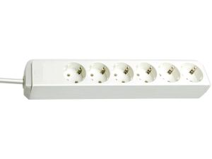 Brennenstuhl Eco-Line Weiß 6 AC-Ausgänge 1,5 m