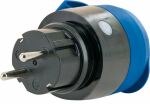 Schwaiger SOAW0044 Steckdose Blau, Grau