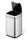 Durable TOUCH 12L Rechteckig Edelstahl Silber, Schwarz