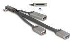 DeLOCK 64303 Schnittstellen-Hub USB 3.2 Gen 1 (3.1 Gen 1) Type-C 5000 Mbit/s Grau