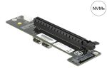 DELOCK Konverter 2 x SFF-8654 zu PCIe x16 Bifurkation