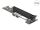 DELOCK Konverter 2 x SFF-8654 zu PCIe x16 Bifurkation