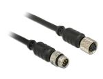 DELOCK M8 Sensor-Aktorverlängerungskabel M8 6 Pin...