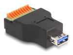 DELOCK USB 3.2 Gen 1 Typ-A Buchse zu Terminalblock Adapter