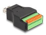 DELOCK USB 3.2 Gen 1 Typ-A Buchse zu Terminalblock Adapter