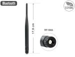 DELOCK WL-Antenne RP-SMA, spritzwassergeschützt