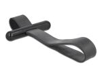 DELOCK Kabelbinder mit Gummischlaufe schwarz