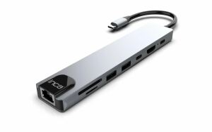 Inca ITPC-7T Schnittstellen-Hub USB Typ-C 1000 Mbit/s Aluminium