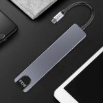 Inca ITPC-7T Schnittstellen-Hub USB Typ-C 1000 Mbit/s Aluminium