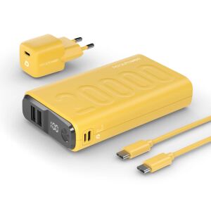 RealPower PB-20000 Lithium Polymer (LiPo) 20000 mAh Gelb