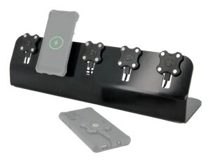 Mobilis 020010 Ladegerät für Mobilgeräte HDD, Tragbarer Rechner, Smartphone Schwarz AC, USB Kabelloses Aufladen Schnellladung Drinnen