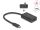 DeLOCK Adapter HDMI Buchse zu USB Type-C Stecker (DP Alt Mode) 4K mit PD 100 W