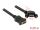 DELOCK HDMI Kabel Ethernet A -> A Bu/Bu 0.25m 110° Einbau