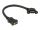 DELOCK HDMI Kabel Ethernet A -> A Bu/Bu 0.25m 110° Einbau