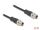 DELOCK M12 Kabel X-kodiert 8 Pin Stecker zu Stecker PVC 2 m