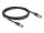 DELOCK M12 Kabel X-kodiert 8 Pin Stecker zu Stecker PVC 2 m