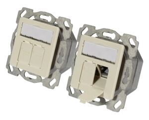 EFB Elektronik ET-25133.1V1 Steckdose 2 x RJ-45 Weiß