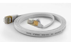 Wantec 7007 Netzwerkkabel Weiß 2 m Cat6a F/UTP (FTP)