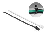 DELOCK Kabelbinder mit flachem Kopf L 200 x B 4,8 mm 100 Stk