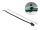 DELOCK Kabelbinder mit flachem Kopf L 200 x B 4,8 mm 100 Stk