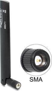 DELOCK LTE-Antenne SMA -0,8-3,0dBi Kippgelenk GSM/UMTS/WLN