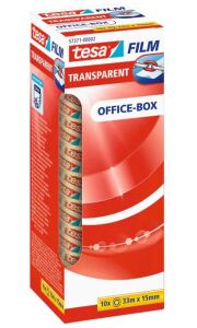 tesafilm Office Box Rolle 33m 15mm transparent 10St.