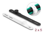 DELOCK Softbinder flexibel Set 10 Stück schwarz /...