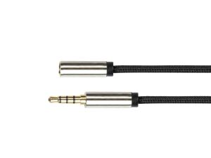 Python GC-M0237 Audio-Kabel 1 m 3.5mm Schwarz