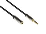 Python GC-M0237 Audio-Kabel 1 m 3.5mm Schwarz