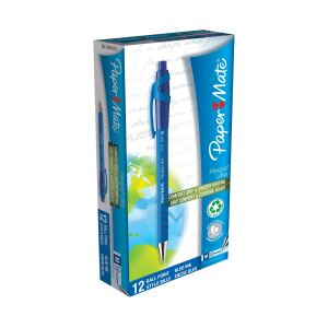 Papermate FlexGrip Ultra RT Blau Clip-on-Einziehkugelschreiber Medium 12 Stück(e)